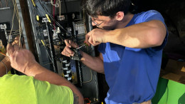 Motha Electrician Installing Panel