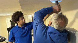 Motha Electrician Installing Lighting